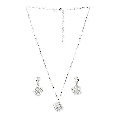 AGP PARIS Glittering Symphony Necklace and Earrings Set