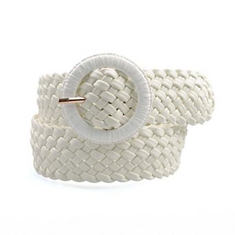 AGP PARIS Braided Round Buckle Belt