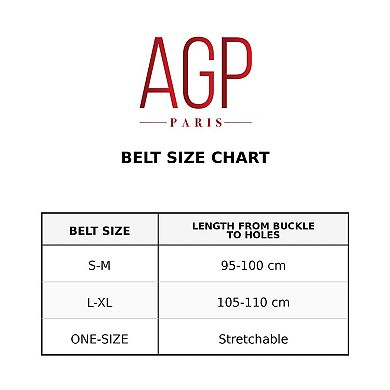 AGP PARIS Braided Round Buckle Belt