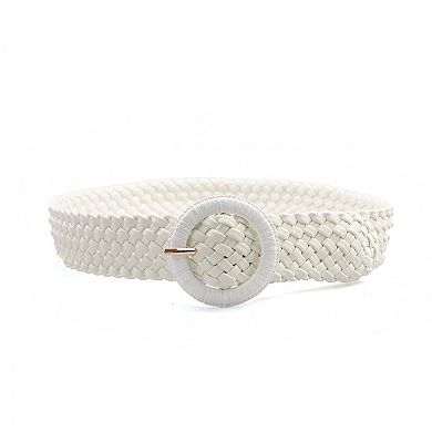 AGP PARIS Braided Round Buckle Belt