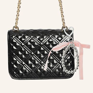 Stylish Bow Hearts Handbag Charm 1 Pc