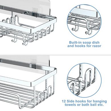 Stainless Steel Bathroom Caddy Organizer