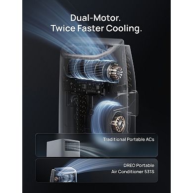 DREO 12,000 BTU Portable Air Conditioner