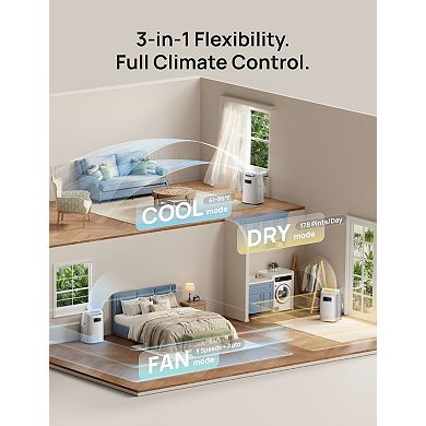 DREO 12,000 BTU Portable Air Conditioner