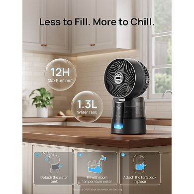DREO Ultrasonic Misting Fan
