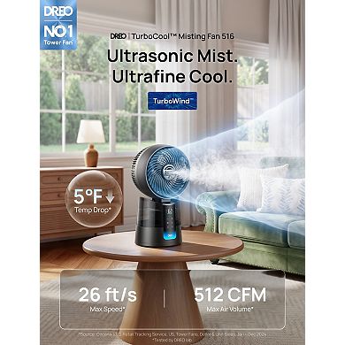 DREO Ultrasonic Misting Fan