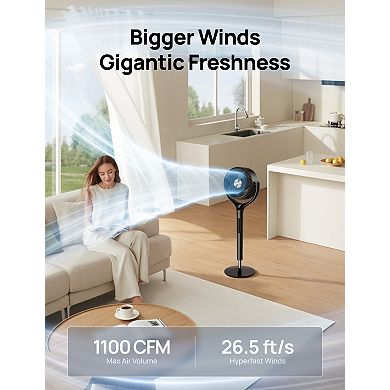 DREO 9-Inch Smart Pedestal Fan