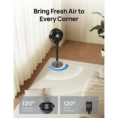 DREO 9-Inch Smart Pedestal Fan