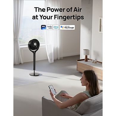 DREO 9-Inch Smart Pedestal Fan