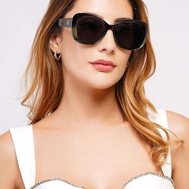 AGP PARIS Elegant Butterfly Polarized Acetate Sunglasses