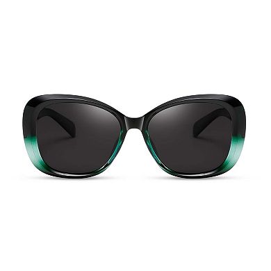 AGP PARIS Elegant Butterfly Polarized Acetate Sunglasses