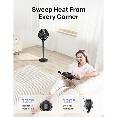 DREO 9-Inch Pedestal Fan