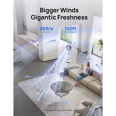 DREO 9-Inch Smart Pedestal Fan