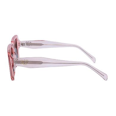 AGP PARIS Chunky Transparent Square Acetate Sunglasses