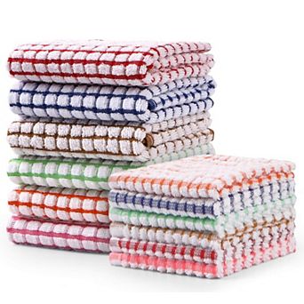 12 Pack Cotton Dish Towels 16x25 for Cooking Baking