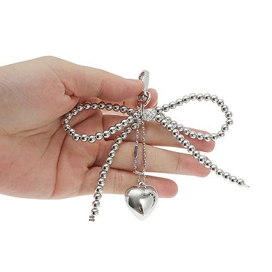 Bow Heart Handbag Charms Keychains 1 Pc