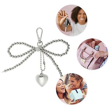 Bow Heart Handbag Charms Keychains 1 Pc