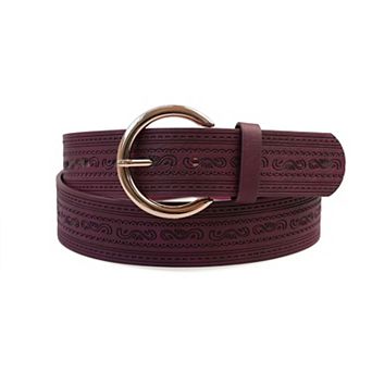 AGP PARIS Magenta Designer Classic Belt