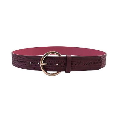 AGP PARIS Magenta Designer Classic Belt