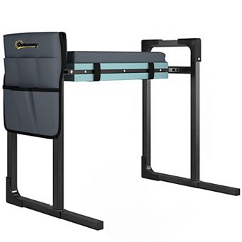 Outsunny Garden Kneeler and Seat, 330lbs Foldable Gardening Stool