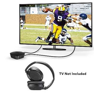 MEE audio Connect T1CMA Bluetooth Transmitter & Headphones Bundle for TV