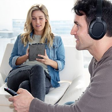 MEE audio Connect T1CMA Bluetooth Transmitter & Headphones Bundle for TV