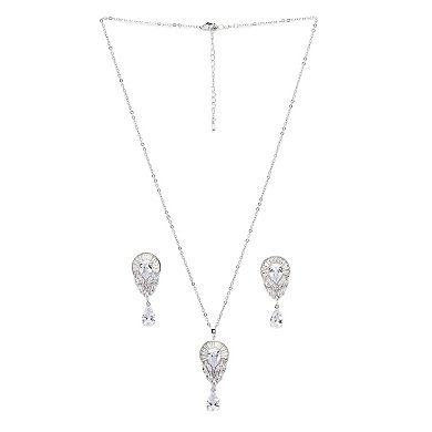 AGP PARIS Starlight Drop Earrings and Necklace Set