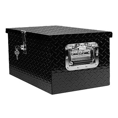 ELEMENT ACE 20 Inch Aluminum Tool Storage Box with Lock for Vehicle Mounting
