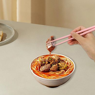 5 pairs Fiberglass Chopsticks Reusable Dishwasher Safe Non-slip