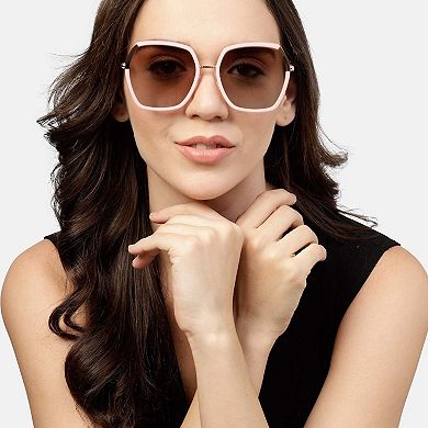 AGP PARIS Premium Square Polarized Acetate Sunglasses
