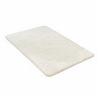 2x3 Fluffy Cream Rug, Soft Non-Slip Area Rug for Bedroom or Kids Room
