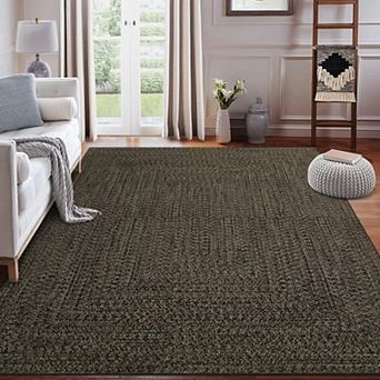 Machine Washable Area Rug for Living Room Non-Slip Bedroom Stain Resistant & Low Pile Modern Rug