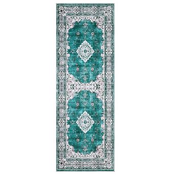 Plush 1208gsm Persian Pattern Washable Non-Slip Area Rug
