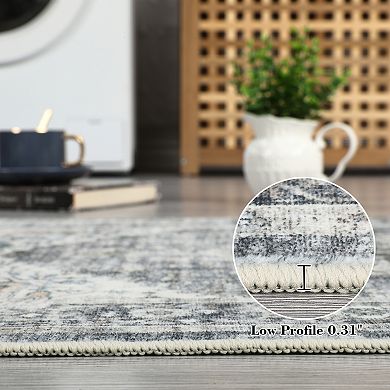 Hallway Runner Rug, Washable Kitchen Rugs Non Slip Soft Touch Carpet Runner Rug