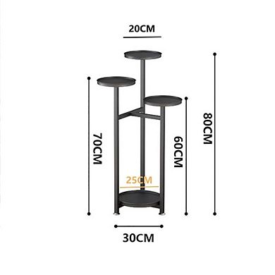 ANIXOL 80 cm Multi Level Metal Corner Plant Stand