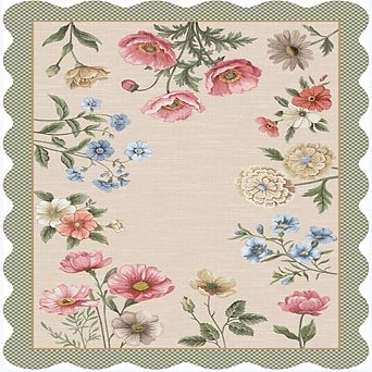 Polyester Shag Area Rug with TPR Backing, Water Washable, Foldable, Country Style