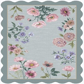 Polyester Shag Area Rug with TPR Backing, Water Washable, Foldable, Country Style