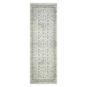 Premium Persian Medallion Print Shag Area Rug, Non-Slip Base