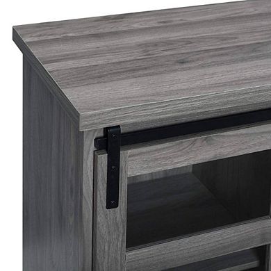 Farmhouse Sliding Glass Door Storage Console
