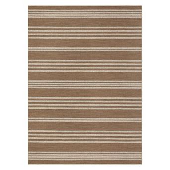 Modern Textured Washable Area Rug with Non-Skid Backing