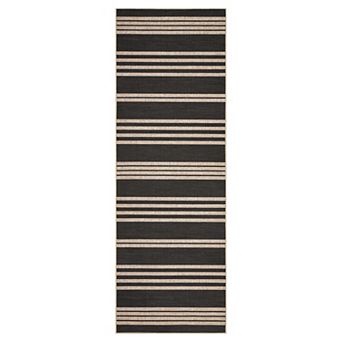 Modern Textured Washable Area Rug with Non-Skid Backing