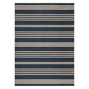 Modern Textured Washable Area Rug with Non-Skid Backing