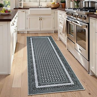 Bedroom Carpet Decorative Accessory Contemporary Low Pile Printed Area Rug for Living Room