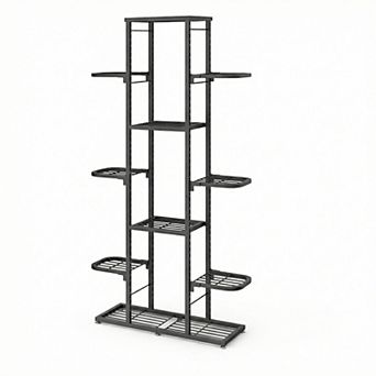 ANIXOL Multi-Tier Metal Plant Stand for Indoor Outdoor