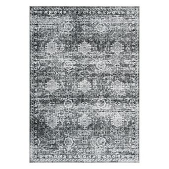 Washable Rugs, Area Rug for Bedroom, Non Slip Rugs, Stain Resistant Carpet for Dining Room