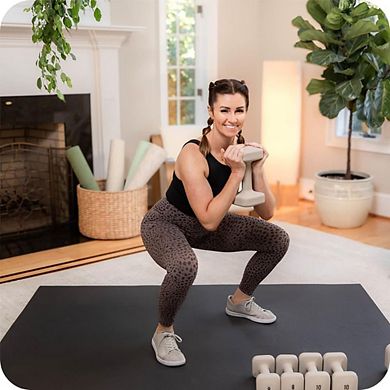 Obsidian Square Dumbbells for Secure Workouts