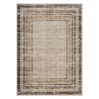 Modern Geometric Area Rug Rug Washable Non Slip Floor for Dining Room, Living Room