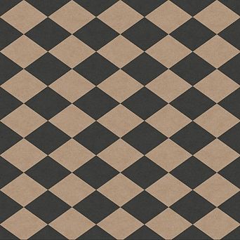 Modern Diamond Pattern Non-Slip Area Rug, 103% Polyester, Washable