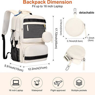 Travel Laptop Backpack - Multi-Pocket Daypack