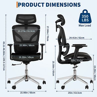 ANIXOL Ergonomic High Back Mesh Office Chair